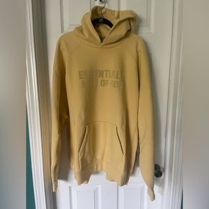 NWT Essentials Fear Of God Hoodie / Yellow / Size XXL